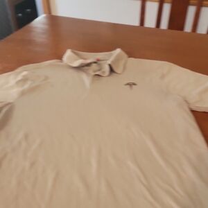 Tesla Men's Tan Polo Shirt